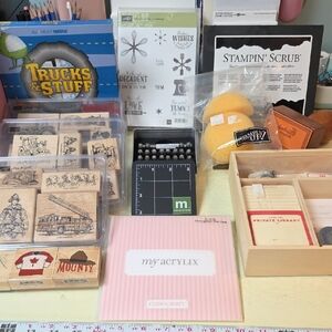 Crafting Stamp Collection with Accessories